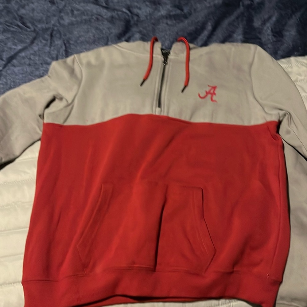Alabama half zip hoodie